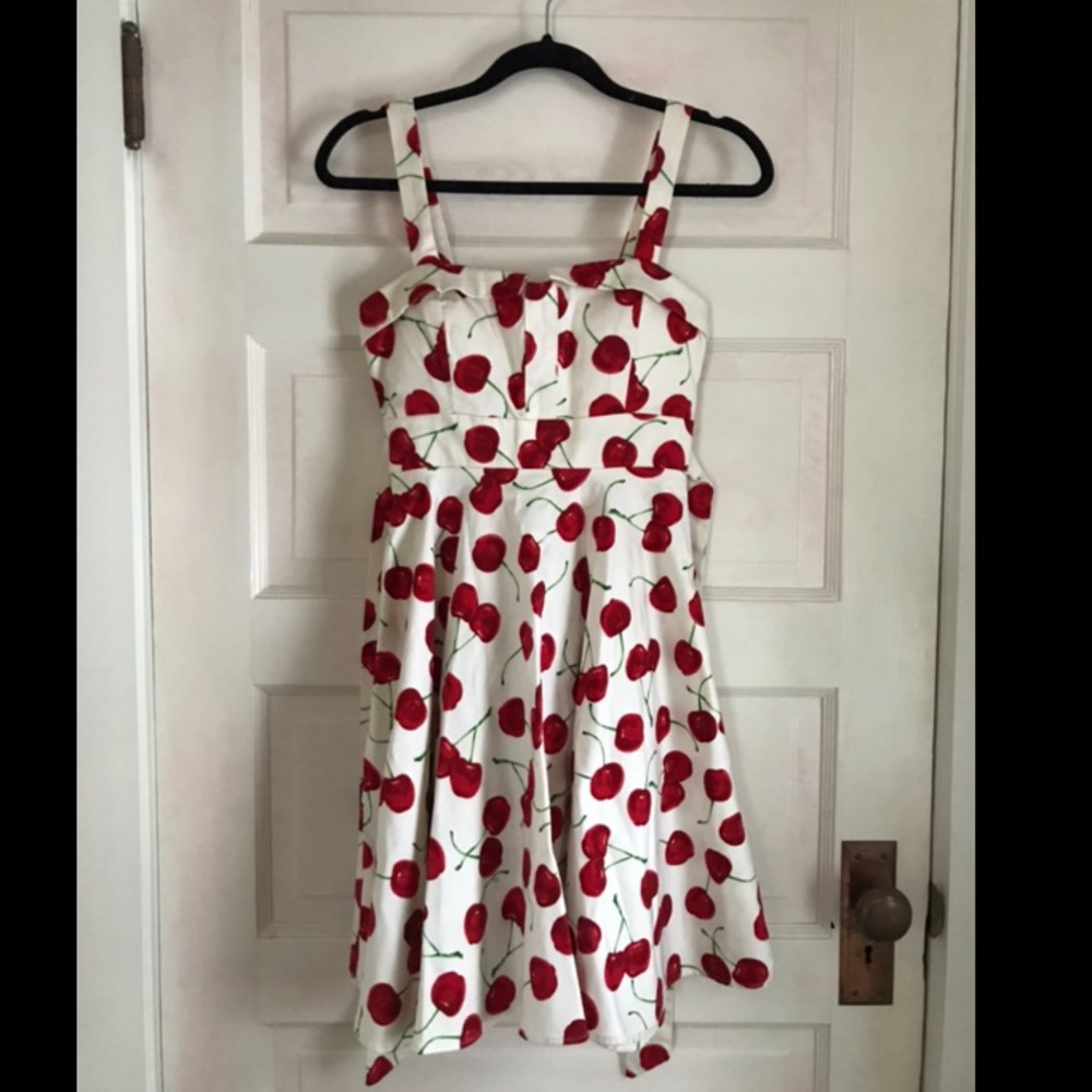ModCloth IXIA Cherry Pinup Dress